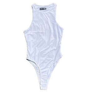 SHEIN Women's White Tank top bodysuit - S/4